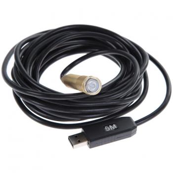 amazingdeal365 14,5 mm lente 5 m USB impermeable endoscopio Industrial con 6 LED bajo Lux luminancia luces