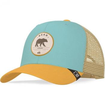 Gorra unisex Bear Truck color azul y amarillo