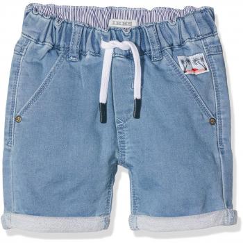 IKKS Junior Bermuda Knitlook Bleach Blue, Pantalones Cortos Bebé-para Niños, Azul 82, 12-18 Meses