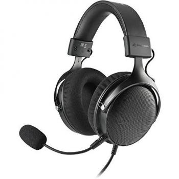 Sharkoon B2 USB Gaming Headset - Auriculares estéreo para Videojuegos, Negro
