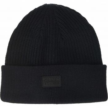 Superdry Stockholm Beanie Gorro de Punto, Azul