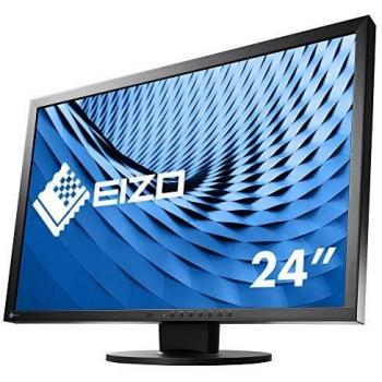 Monitor LED EIZO FlexScan EV2430-BK, Pantalla de 61,2 cm (24.1), Resolución WUXGA 1920 x 1200 Pixeles, Color Negro