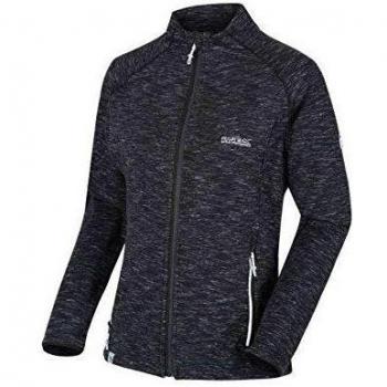 Regatta Harty III-Chaqueta Softshell, Tejido Elástico Extol Confortable Y Cremallera Integral Soft Shell, Mujer, Black, 8