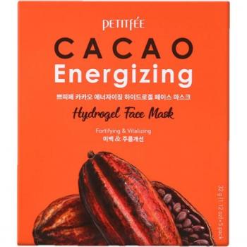 PETITFEE Cacao Energizing Hydrogel Face Mask Set - 5 Pieces