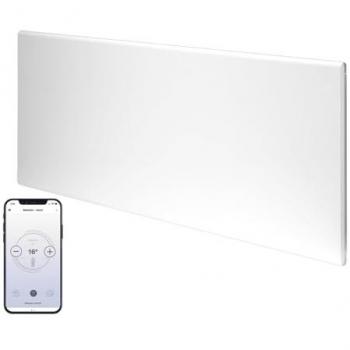 Radiador eléctrico Adax Neo H 1400W con WiFi - Blanco - 33 x 109,4 x 8,7 cm - Calefacción inteligente