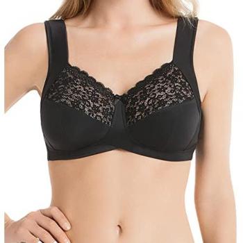 Anita Havanna Comfort Support Bra - Black Polyamide - Size 42E