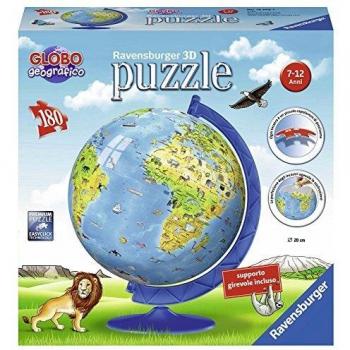 Ravensburger 3D World Map Puzzle - 180 Pieces New Edition