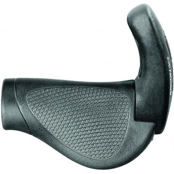 Ergon GP2 Gripshift - Manoplas para bicicletas, color negro, talla S