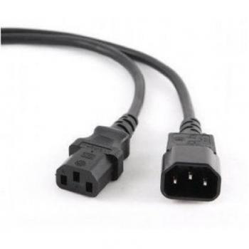 Gembird PC-189-VDE - Alargador de Cables de alimentación, 1.8m, Color Negro