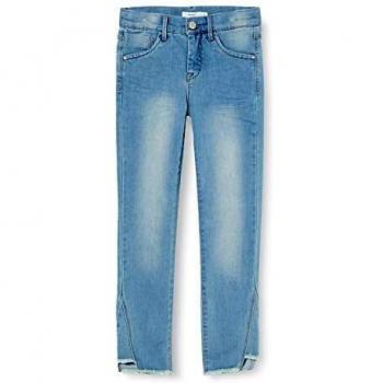 NAME IT Nkfsalli Dnmtia 2322 Ancle HW Pant Noos Jeans, Denim Azul Medio, 140 para Niñas