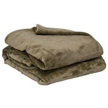 Manta Microflanelle Toison D'or 130 x 170 cm Taupe
