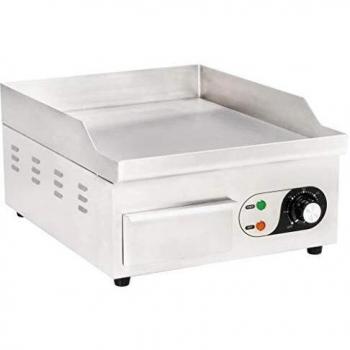 vidaXL Plancha Eléctrica de Cocina Acero Inoxidable 2000 W 36x47x22 cm Comida