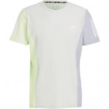 Camiseta de running Adidas Own the Run Club para hombre en color gris