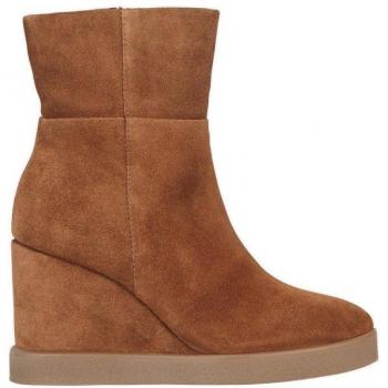 Geox Women's Elidea Wedge Ankle Boots - Brown