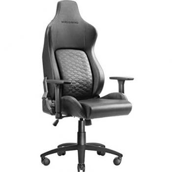 Mars Gaming MGC-ULTRA Negro, Silla Gaming Ergonómica, Respaldo Ergofit, Reposabrazos 3D, Soporte Lumbar