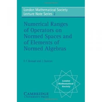 Rangos Numéricos de Operadores en Espacios Normados y Elementos de Álgebras Normadas (Serie de Notas de Conferencias de la Sociedad Matemática de Londres, Volumen 2) - Edición en Tapa B