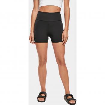 Pantalones Cortos Ciclistas de Cintura Alta Urban Classics para Mujer - Negro - Tallas XS a XL