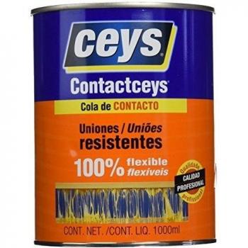 Contactceys 503407 Adhesivo en Bote de 1 Litro por Ceys, Caja de 8 Unidades