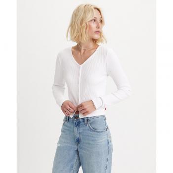 Camiseta de mujer de manga larga Levi's Mónica blanco