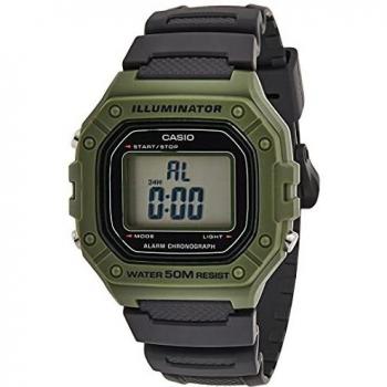 Reloj CASIO SPORT Resistente Al Agua 5 ATM - 43mm - Correa de Resina - Movimiento de Cuarzo - Vidrio Mineral