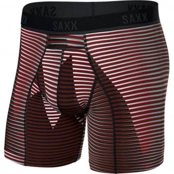 Bóxer de hombre Saxx Kinetic Light-Compression Mesh, color rojo, talla XL