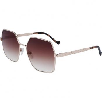 Liu Jo LJ152S Women's Geometric Gold Sunglasses