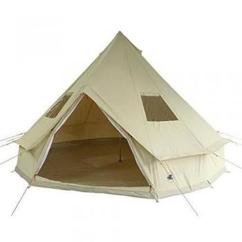 10T Outdoor Equipment Zelt Desert 8 - Carpa para acampada, color beige, talla 8 PersTalla únican