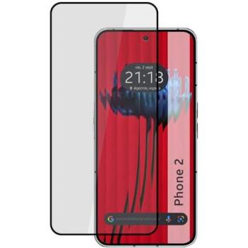 Protector Cristal Templado Completo 5D Full Glue Negro para Nothing Phone 2 5G Vidrio