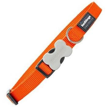 Collar para Perro Red Dingo Liso Naranja (1,2 x 20-32 cm)
