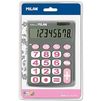 Blíster calculadora Gris 8 dígitos