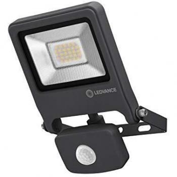 Proyector LED Endura Negro 20W con Sensor de movimiento y luz