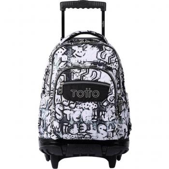 Mochila Escolar con Ruedas Klin - Renglones