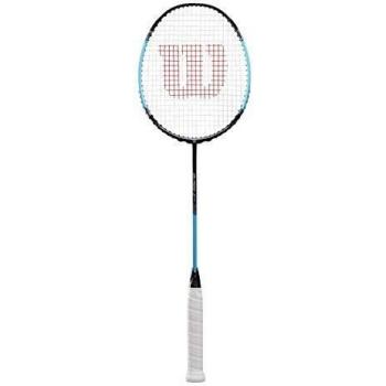 Wilson Blaze 370 Raqueta de bádminton, Unisex, Grosor de empuñadura: 4, Negro/Azul