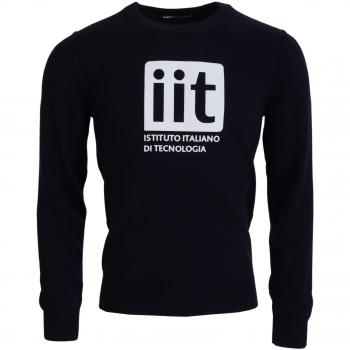 Dolce & Gabbana Blue Cashmere IIT Print Pullover Sweater - IT52 | L