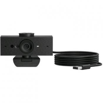 HP 625 FHD Webcam - Full HD resolution, USB connectivity, built-in microphone, adjustable clip for various monitor sizes, compatible with Windows and Mac operating systems