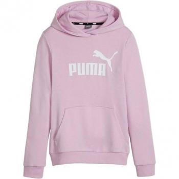 Sudadera con capucha Essentials Logo rosa Puma