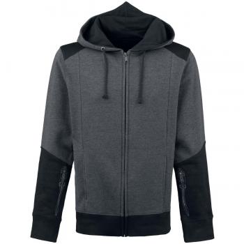 Assassin's Creed IV - Black Flag Skull Sudadera capucha con cremallera negro/gris 3XL
