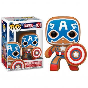 Funko Pop! Marvel: Holiday - Captain America Gingerbread Vinyl Figure