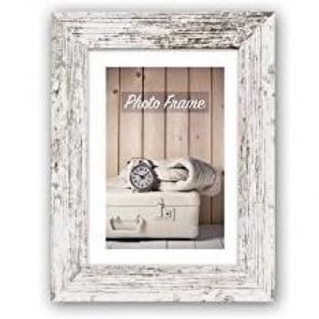 Marco de Fotos de Madera Nelson 6 Marrón y Blanco 10x15cm