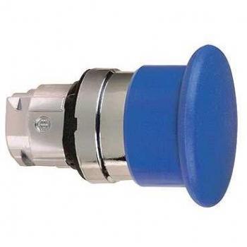 Schneider elec pic - mss 40 08 - Cabeza pulsador seta diámetro 22 40mm azul embellecedor metálico