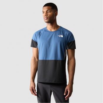 Camiseta de hombre BOLT TECH The North Face, montaña, manga corta, color azul, talla S