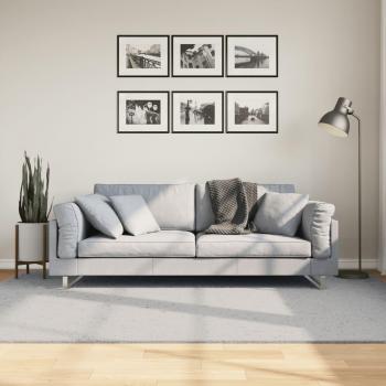 Alfombra suave y lavable HUARTE Short Sleel gris 160x230cm