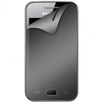Lote de 2 Protectores de Pantalla para Samsung Galaxy ACE S5830: 1 Transparente y 1 Efecto Espejo