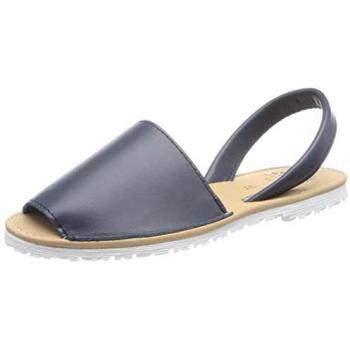 Sandalias Pablosky de piel para niño en color azul marino