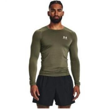 Under Armour Men's HeatGear Compression Long Sleeve T-shirt Green