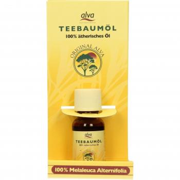 Aceite de Árbol de Té Alva 20 ml - Aceite Esencial Natural con 4% de Cineol