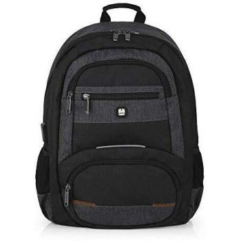 GABOL Mochila WP USB 2 DPT, Adultos Unisex, Negro