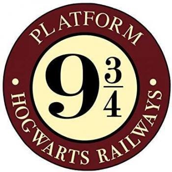 HARRY POTTER - Microfiber mat - 80cm diameter - Platform 9 3/4