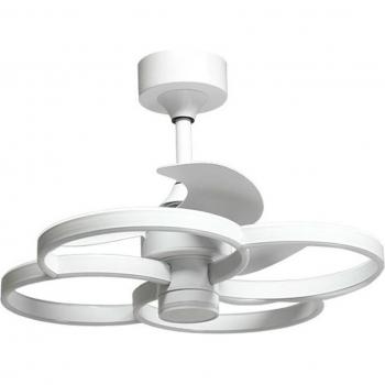 Ventilador de Techo Trébol Bel Air DC LED 100+100W Blanco Ø60x45 cm