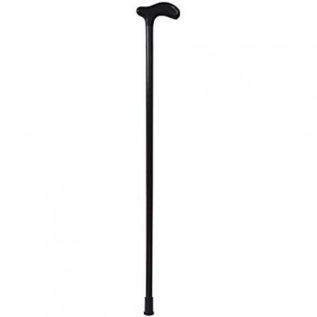 HOGAR Y MAS Bastón Madera Natural para Caminar Antideslizante, Ligero y Rigido. Uso Diario, Mango Elegante de Madera 86 cm 265 gr